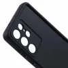Coque arrière en silicone Phonesta Grooved pour Samsung Galaxy S25 Ultra - Noir 5