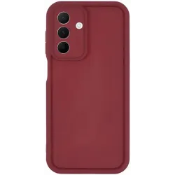Coque arrière en silicone Phonesta Grooved pour Samsung Galaxy A26 - Rouge