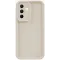 Coque arrière en silicone Phonesta Grooved pour Samsung Galaxy A36 - Beige