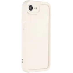 Coque arrière en silicone Phonesta Grooved pour Apple iPhone 17e/16e - Beige