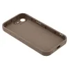 Coque arrière en silicone Phonesta Grooved pour Apple iPhone 17e/16e - Marron 6