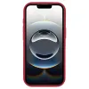 Coque arrière en silicone Phonesta Grooved pour Apple iPhone 17e/16e - Rouge 2
