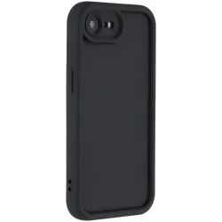 Coque arrière en silicone Phonesta Grooved pour Apple iPhone 17e/16e - Noir