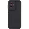 Coque arrière en silicone Phonesta Grooved pour Motorola Moto G55 - Noir 0