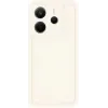 Coque arrière en silicone Phonesta Grooved pour Xiaomi Redmi Note 14 4G - Beige