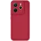 Coque arrière en silicone Phonesta Grooved pour Xiaomi Redmi Note 14 4G - Rouge