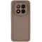 Coque arrière en silicone Phonesta Grooved pour Xiaomi Redmi Note 14 Pro Plus - Marron