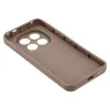 Coque arrière en silicone Phonesta Grooved pour Xiaomi Redmi Note 14 Pro Plus - Marron 5