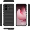 Coque arrière en silicone Phonesta GripShell pour Oppo Reno13 F 4G/5G / Reno13 FS 5G - Noir 3
