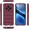 Coque arrière en silicone Phonesta GripShell pour Oppo Reno12 F/Reno12 FS - Bordeaux 3