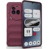 Coque arrière en silicone Phonesta GripShell pour Nothing Phone (3a) Pro - Bordeaux