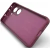 Coque arrière en silicone Phonesta GripShell pour Xiaomi Poco X7 Pro - Bordeaux 4