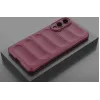 Coque arrière en silicone Phonesta GripShell pour Samsung Galaxy S25 Edge - Bordeaux 2