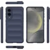 Coque arrière en silicone Phonesta GripShell pour Samsung Galaxy S25 Edge - Bleu foncé 2