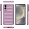 Coque arrière en silicone Phonesta GripShell pour Samsung Galaxy S25 Edge - Violet 3