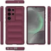 Coque arrière en silicone Phonesta GripShell pour Samsung Galaxy S25 Ultra - Bordeaux 3