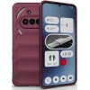 Coque arrière en silicone Phonesta GripShell pour Nothing Phone (3a) - Bordeaux