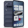 Coque arrière en silicone Phonesta GripShell pour Nothing Phone (3a) - Bleu foncé 0
