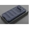 Coque arrière en silicone Phonesta GripShell pour Nothing Phone (3a) - Bleu foncé 1