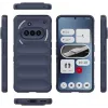 Coque arrière en silicone Phonesta GripShell pour Nothing Phone (3a) - Bleu foncé 2