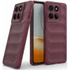 Coque arrière en silicone Phonesta GripShell pour Motorola Edge 60 Pro - Bordeaux 1