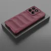 Coque arrière en silicone Phonesta GripShell pour Motorola Edge 60 Pro - Bordeaux 5
