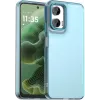 Coque arrière Phonesta HardFrost pour Motorola Moto G35 - Bleu mat 0