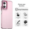 Coque arrière Phonesta HardFrost pour Motorola Moto G35 - Rose mat 4