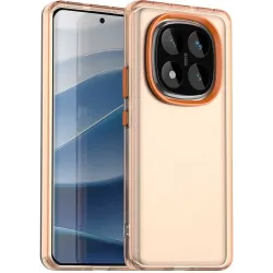 Coque arrière Phonesta HardFrost pour Xiaomi Redmi Note 14 Pro 5G / Xiaomi Poco X7 - Orange mat