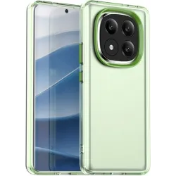Coque arrière Phonesta HardFrost pour Xiaomi Redmi Note 14 Pro Plus - Vert mat