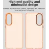 Coque arrière Phonesta HardFrost pour Samsung Galaxy S25 Edge - Orange mat 3