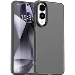 Coque arrière Phonesta HardFrost pour Samsung Galaxy S25 Edge - Noir mat