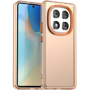 Coque arrière Phonesta HardFrost pour Xiaomi Redmi Note 14 Pro 4G - Orange mat