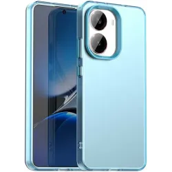 Coque arrière Phonesta HardFrost pour Xiaomi Poco X7 Pro - Bleu mat