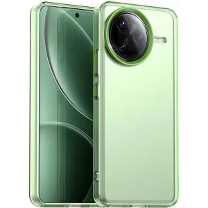 Coque arrière Phonesta HardFrost pour Xiaomi Poco F7 Ultra - Vert mat