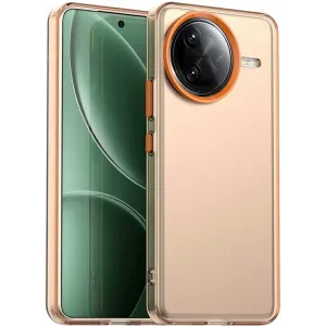 Coque arrière Phonesta HardFrost pour Xiaomi Poco F7 Ultra - Orange mat