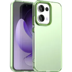Coque arrière Phonesta HardFrost pour Oppo Reno13 - Vert mat