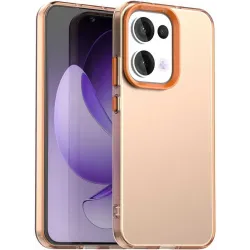 Coque arrière Phonesta HardFrost pour Oppo Reno13 - Orange mat