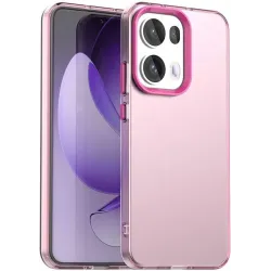 Coque arrière Phonesta HardFrost pour Oppo Reno13 Pro - Rose mat