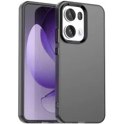 Coque arrière Phonesta HardFrost pour Oppo Reno13 Pro - Noir mat
