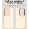Coque arrière Phonesta HardFrost pour Oppo A80 - Orange mat 6