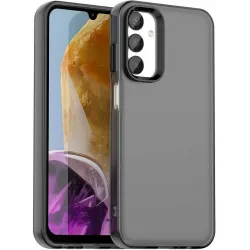 Coque arrière Phonesta HardFrost pour Samsung Galaxy M55 - Noir mat