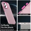 Coque arrière Phonesta HardFrost pour Oppo Reno14 F/FS - Rose mat 2