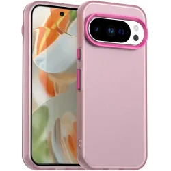 Coque arrière Phonesta HardFrost pour Google Pixel 10 Pro XL - Rose mat