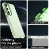 Coque arrière Phonesta HardFrost pour Samsung Galaxy S25 FE - Vert mat 3