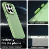 Coque arrière Phonesta HardFrost pour Xiaomi 15T Pro - Vert mat 2