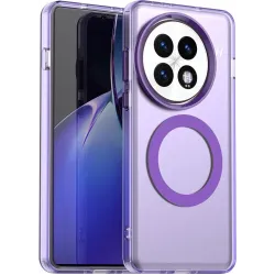 Coque arrière Phonesta HardFrost avec MagSafe pour OnePlus 13 - Violet mat