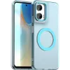 Coque arrière Phonesta HardFrost avec MagSafe pour Motorola Moto G35 - Bleu mat 0