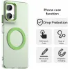 Coque arrière Phonesta HardFrost avec MagSafe pour Motorola Moto G35 - Vert mat 1