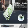 Coque arrière Phonesta HardFrost avec MagSafe pour Motorola Moto G35 - Vert mat 2